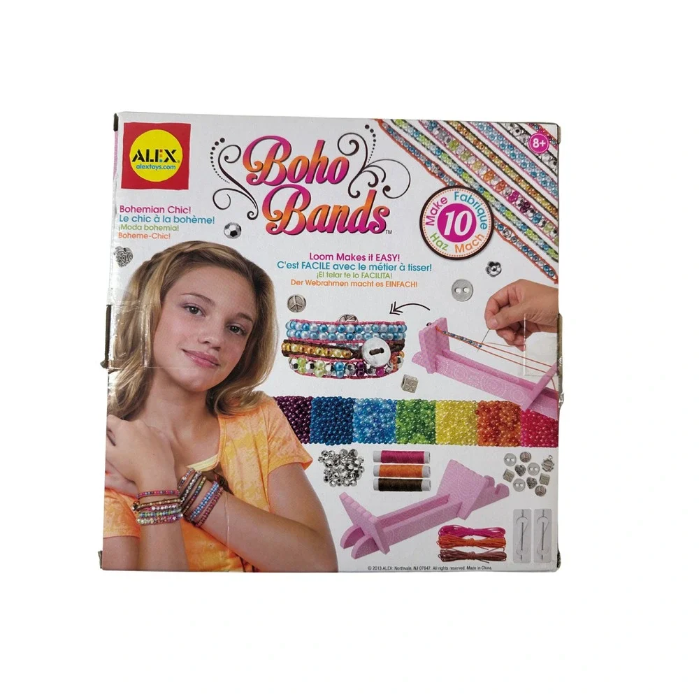 Bracelet Making Kit Boho Bands Craft Do it Yourself Kit for Kids - Alex Toys New